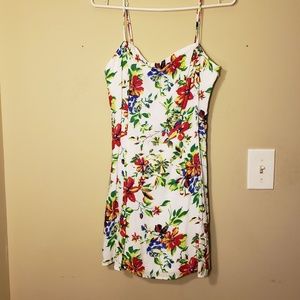 Charlotte Russe white floral print dress